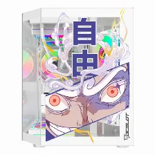 Gabinete Ocelot Gaming White Storm 5 Psu No, Blanco